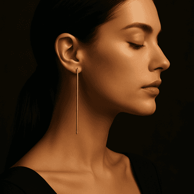 Velvet Willow Earrings — worn