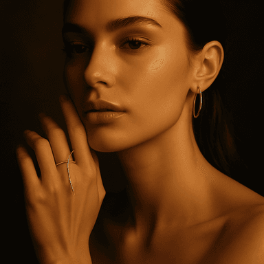 Willow Wrap Ring — worn