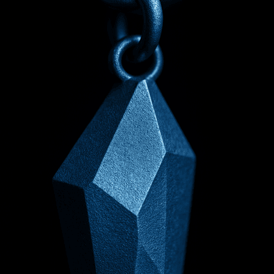 Arctic Shard Pendant — close-up