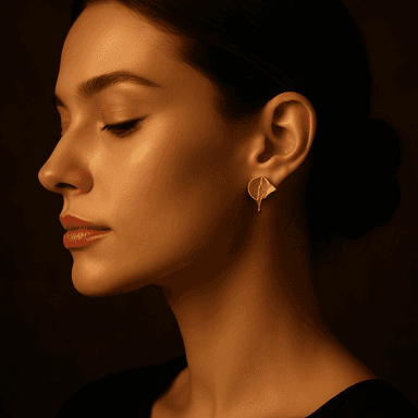 Petal Kiss Earrings — worn