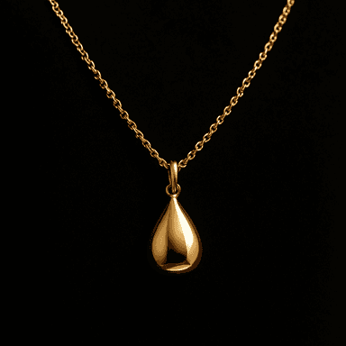 Celestial Teardrop Pendant