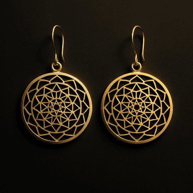 Mandala Radiance Earrings