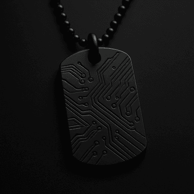 Cipher Tag Pendant