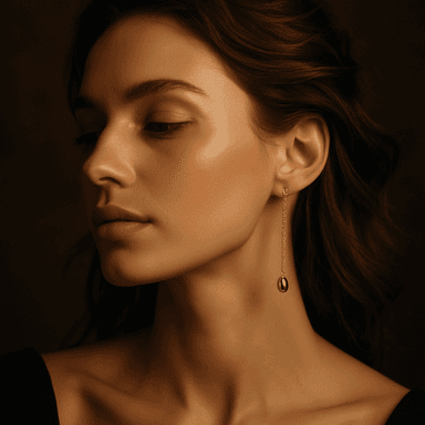 Morning Dew Earrings — worn