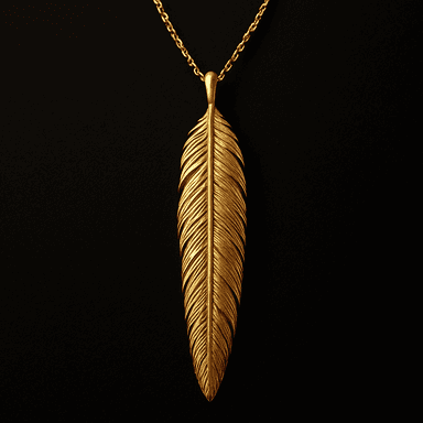 Feather Quill Pendant