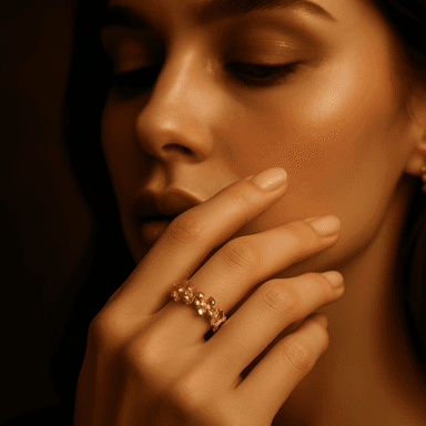 Eternal Garland Ring — worn