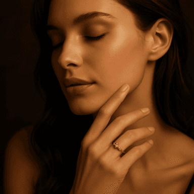 Garden Whisper Ring — worn