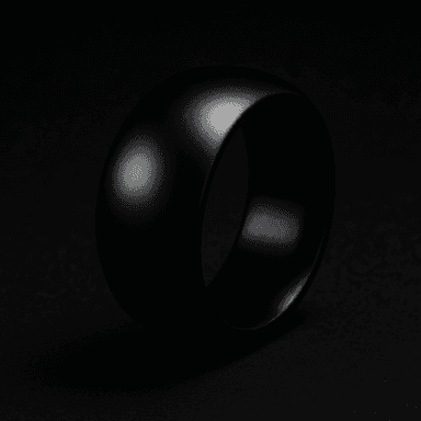 Obsidian Dome Ring