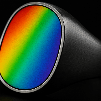 Prism Signet Ring — close-up