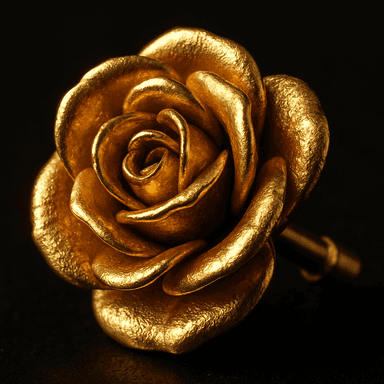 Rosette Studs — close-up