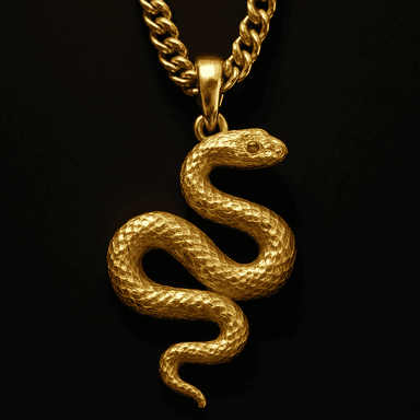 Serpent Coil Pendant