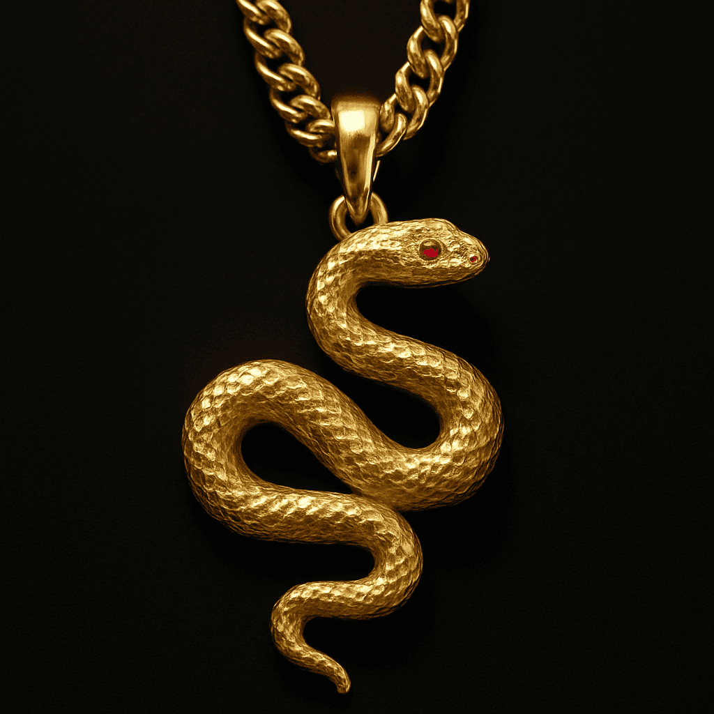 Serpent Coil Pendant