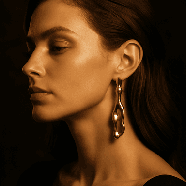 Noir Silhouette Earrings