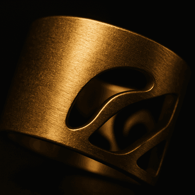 Noir Eclipse Ring — close-up