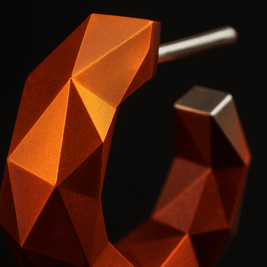 Solar Flare Earrings — close-up