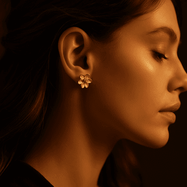 Blossom Cluster Earrings — worn