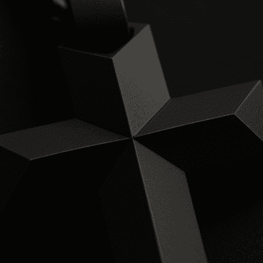 Stealth Cross Pendant — close-up