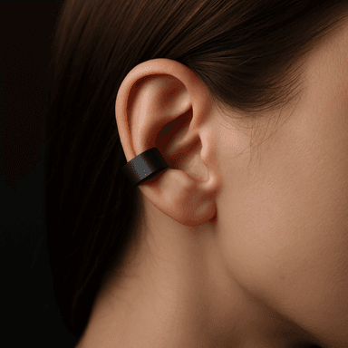 Stealth Cuff Earrings — worn