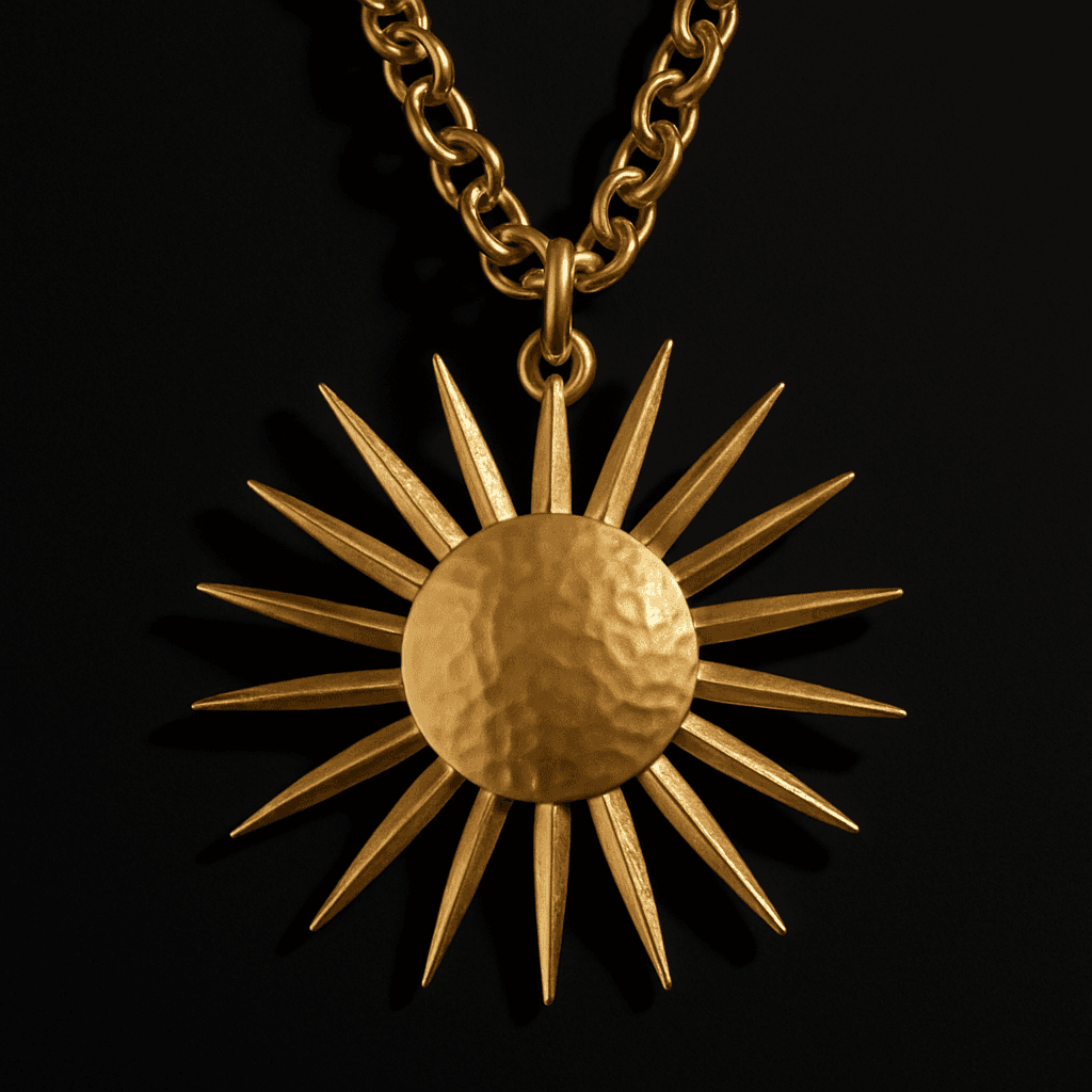 Sunburst Medallion Pendant