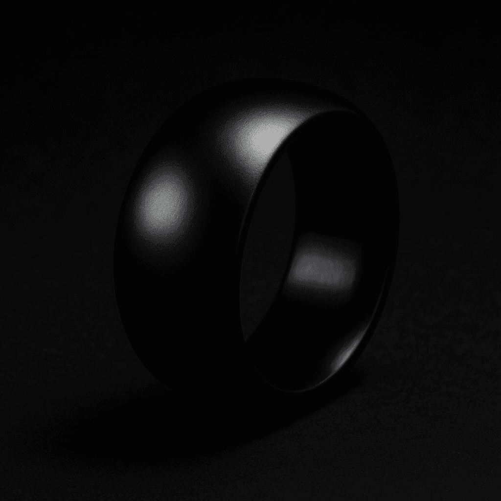 Obsidian Dome Ring