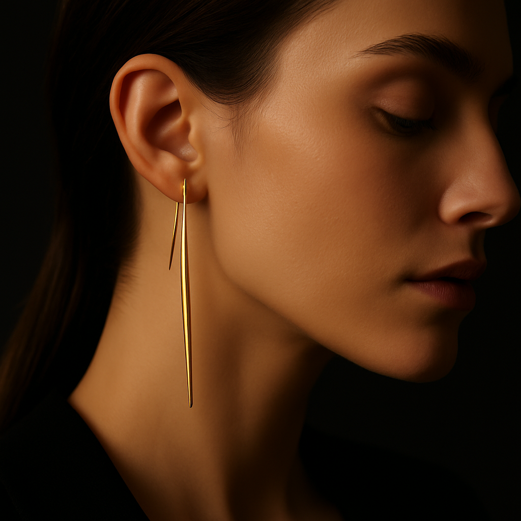 Velvet Willow Earrings — worn