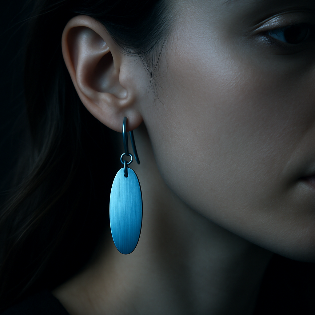 Arctic Frost Earrings — worn