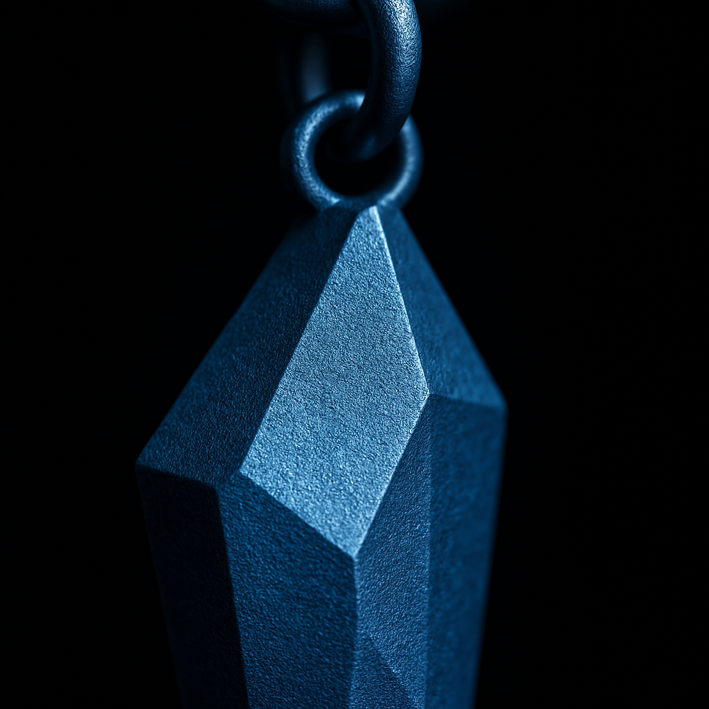 Arctic Shard Pendant — close-up