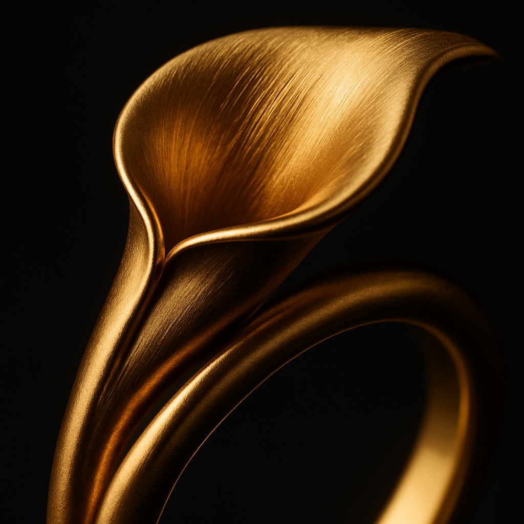 Petal Embrace Ring — close-up