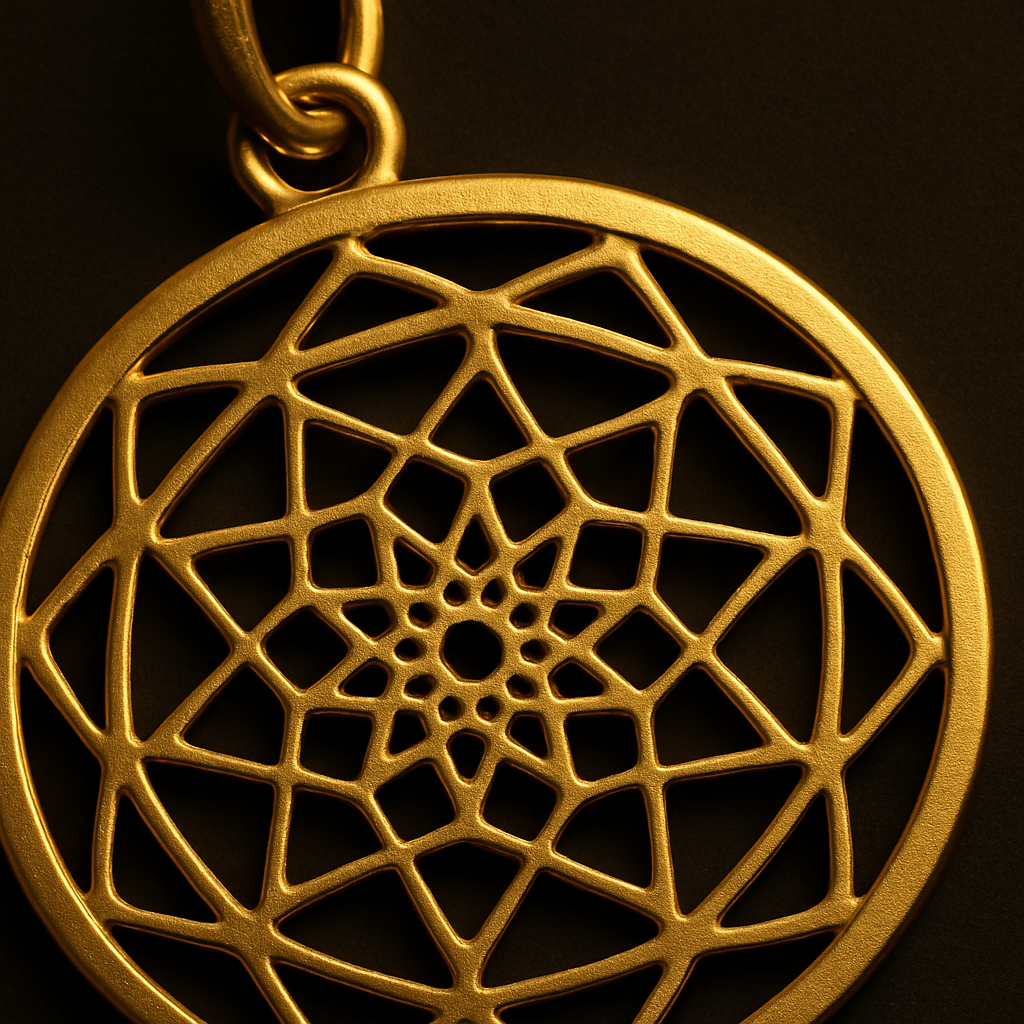 Mandala Radiance Earrings — close-up
