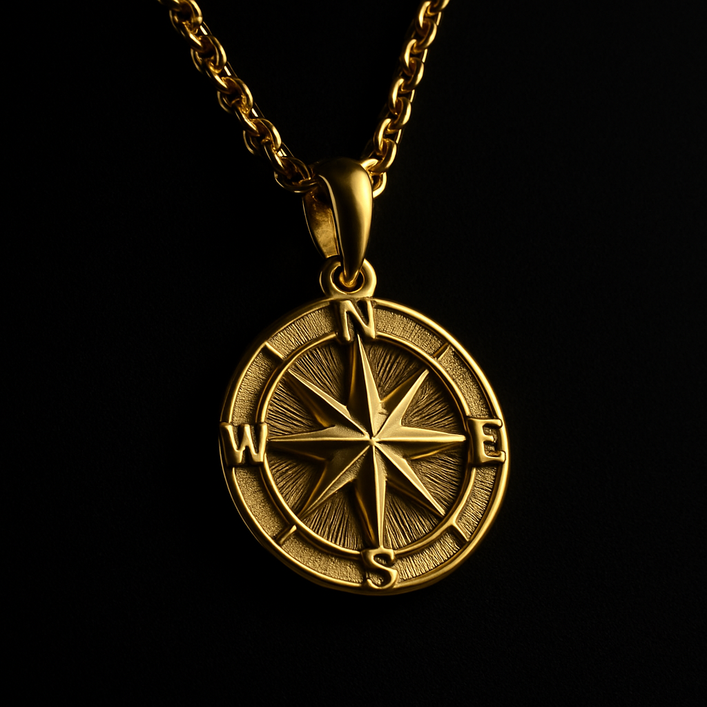 Compass Voyager Pendant