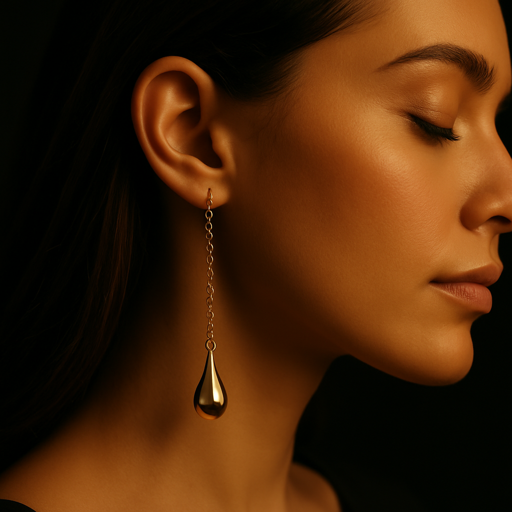 Morning Dew Earrings — worn