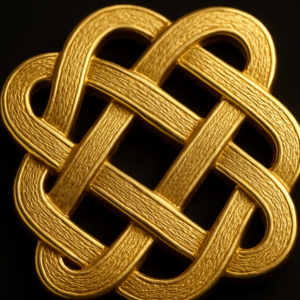 Eternal Knot Pendant — close-up