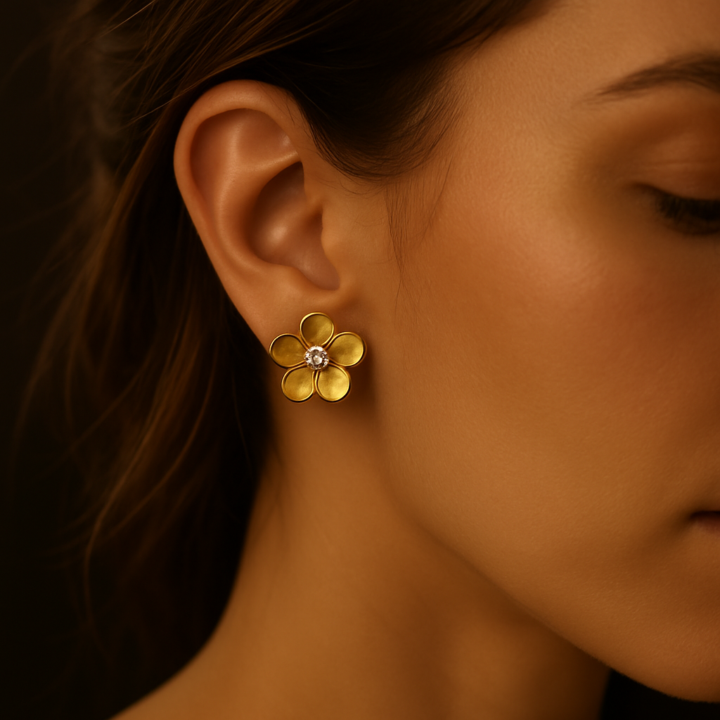 Eternal Bloom Earrings — worn