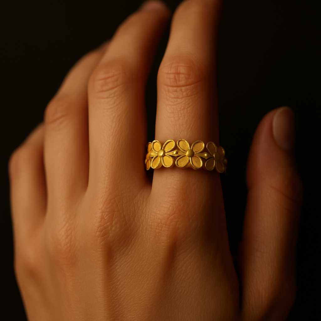 Eternal Garland Ring — worn