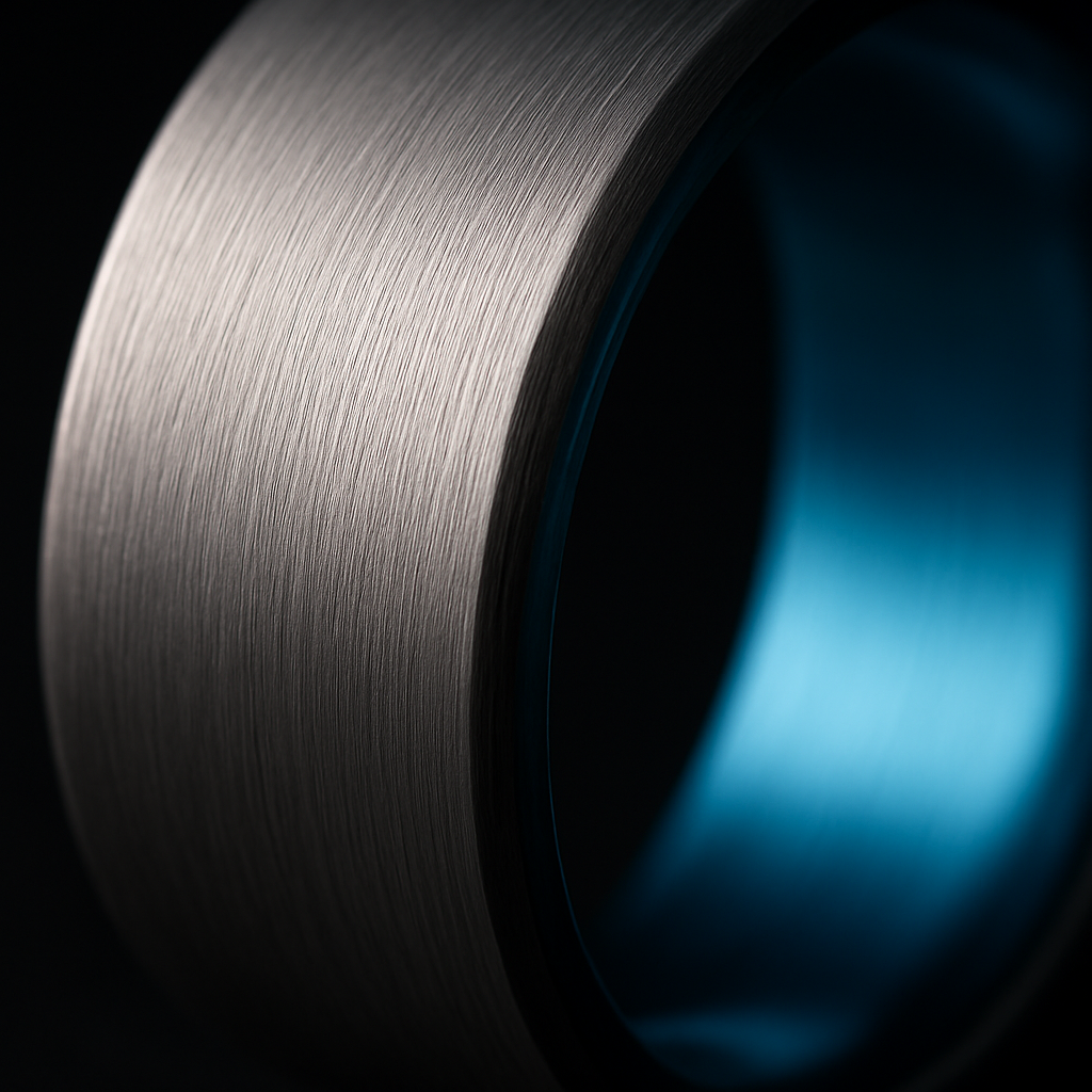 Glacier Band Ring — close-up