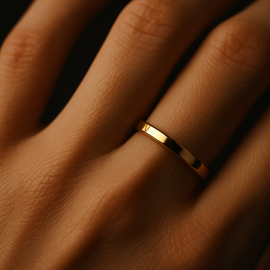 Pure Band Ring — worn