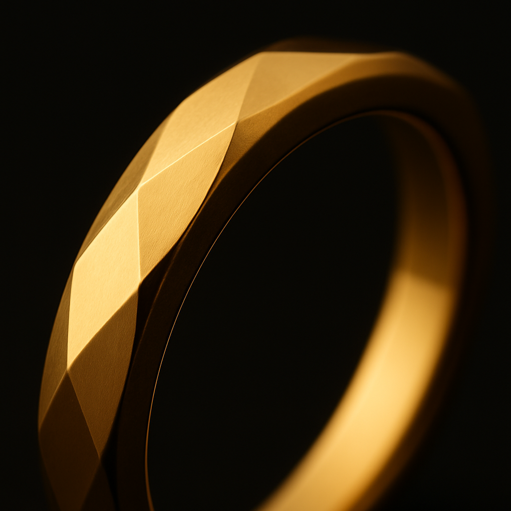 Facet Stacking Ring — close-up
