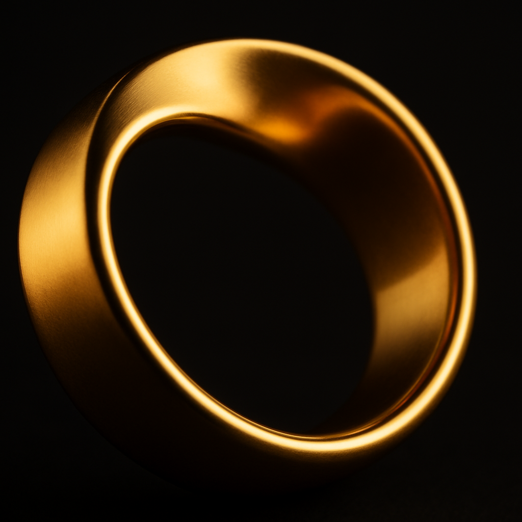 Infinity Twist Ring — close-up