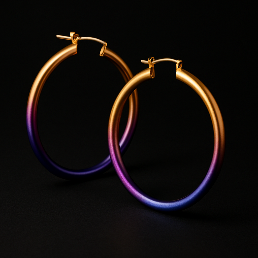 Nebula Hoop Earrings