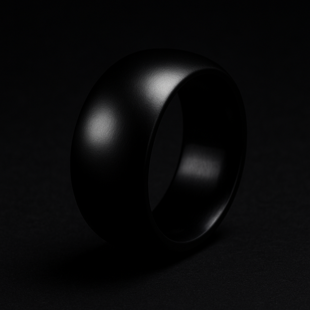 Obsidian Dome Ring