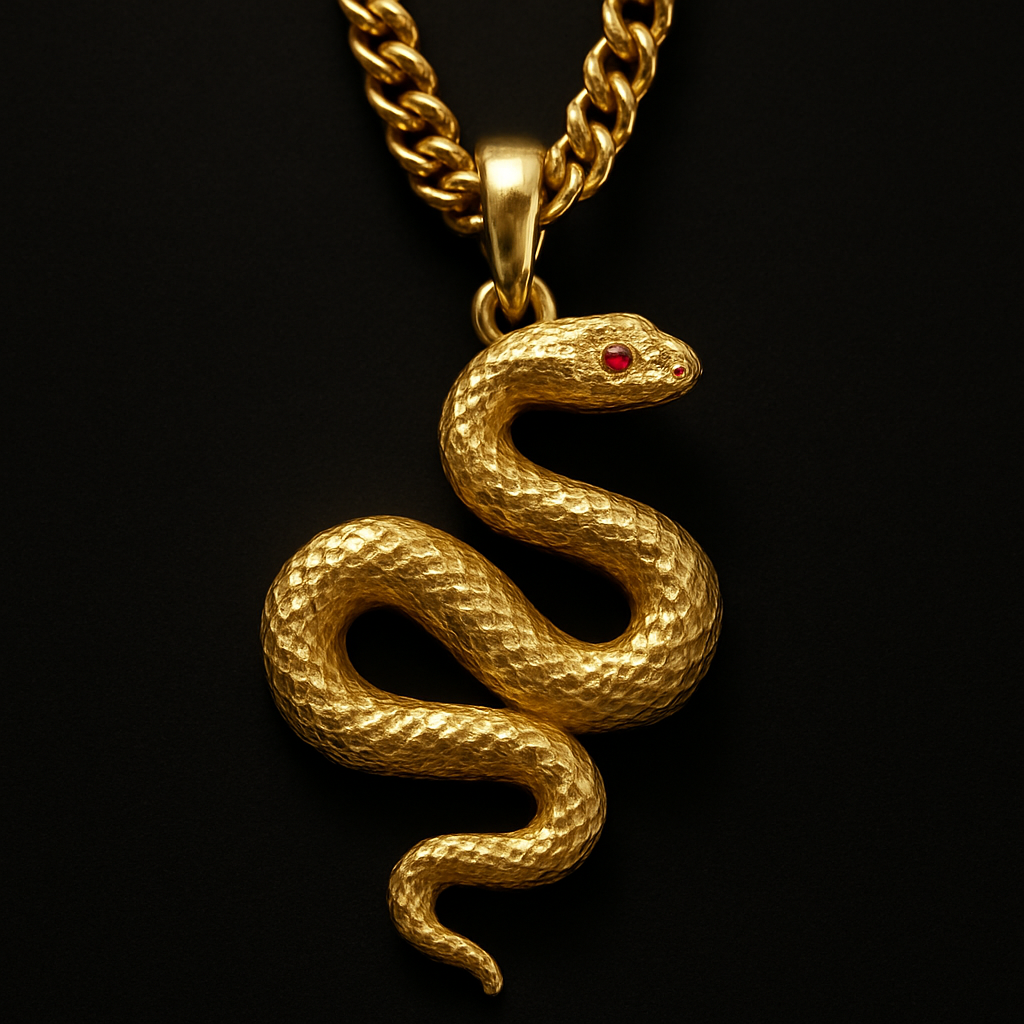 Serpent Coil Pendant