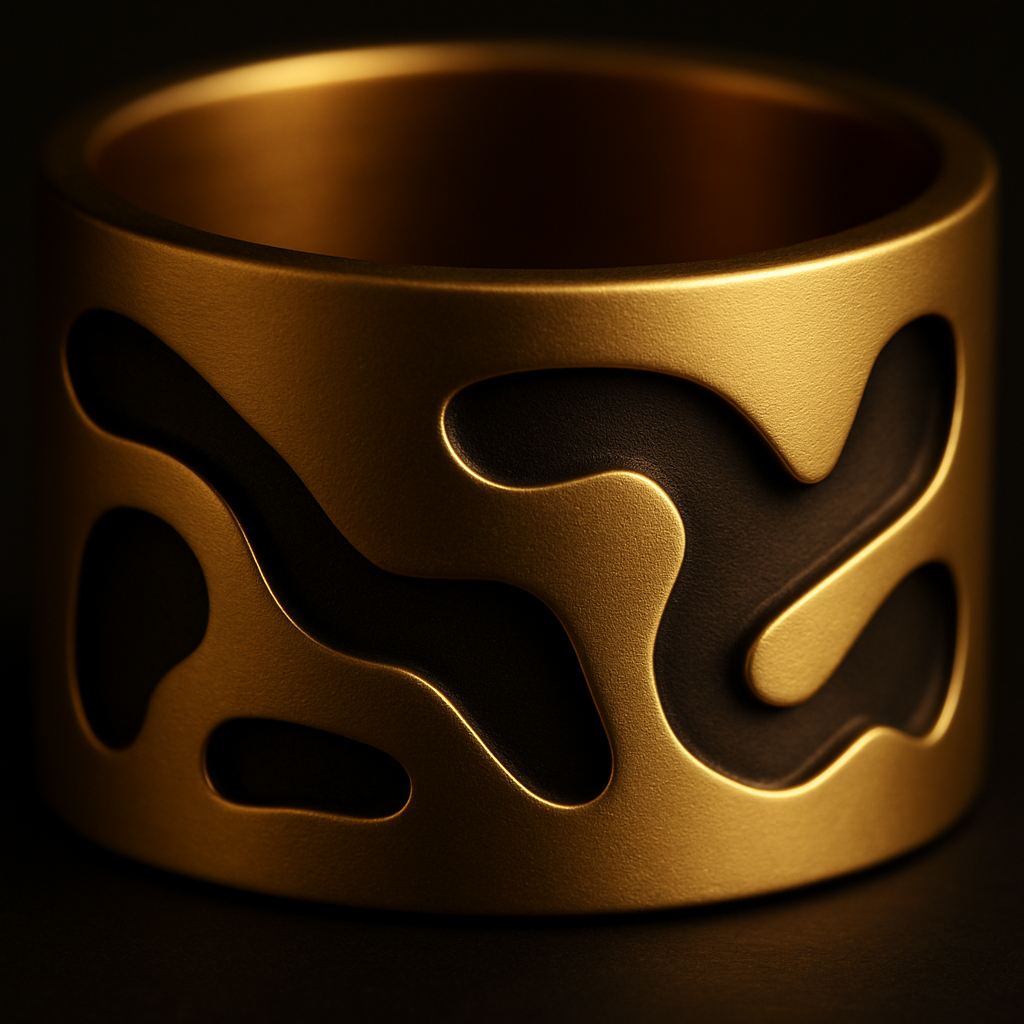 Noir Eclipse Ring — close-up