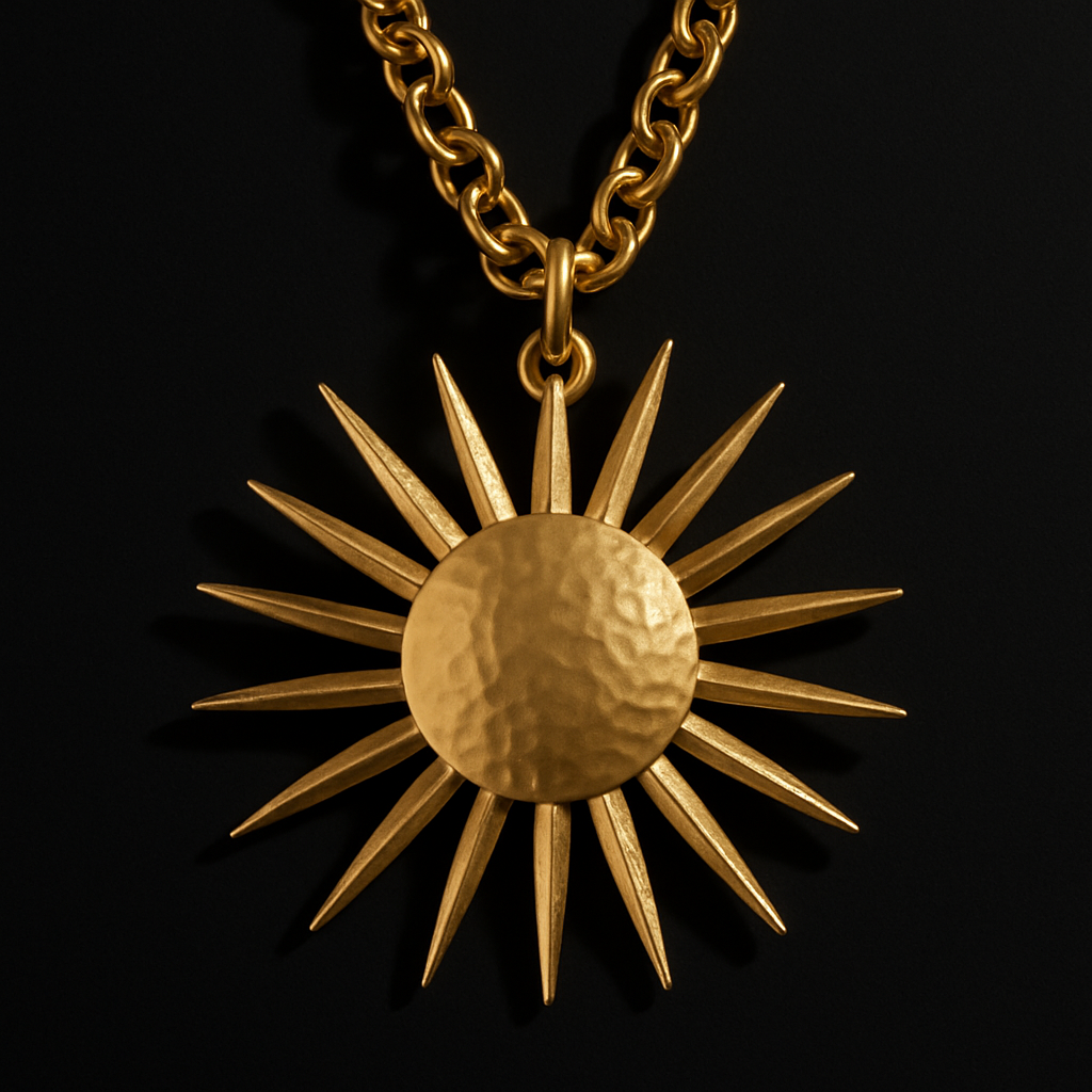Sunburst Medallion Pendant