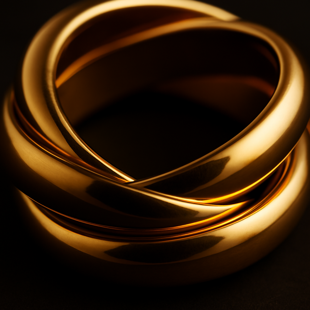 Triple Bond Ring — close-up